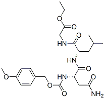 CAS#: 133665-58-4, Ethyl 2-[[(2S)-2-[[(2S)-4-Amino-2-[(4-Methoxyphenyl)Methoxycarbonylamino]-4-Oxobutanoyl]Amino]-4-Methylpentanoyl]Amino]Acetate
