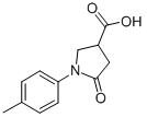 CAS 登录号:133747-57-6, 1-(4-甲基苯基)-5-氧代-3-吡咯烷羧酸