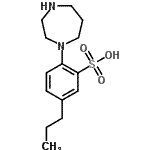 CAS 登录号：133804-52-1， 2-(1,4-二氮杂环庚-1-基)-5-丙基苯磺酸