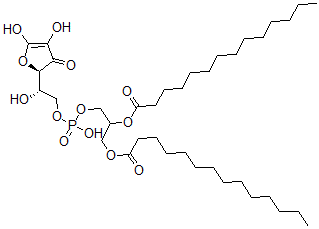 CAS#: 133849-98-6, [1-[[(2S)-2-[(2R)-4,5-Dihydroxy-3-Oxofuran-2-Yl]-2-Hydroxyethoxy]-Hydroxyphosphoryl]Oxy-3-Tetradecanoyloxypropan-2-Yl] Tetradecanoate