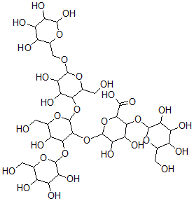 CAS 登录号：133957-16-1， O-beta-D-吡喃半乳糖基-(1-3)-O-(O-beta-D-吡喃葡萄糖基-(1-4)-alpha-D-吡喃葡糖基-(1-2))-O-beta-D-吡喃半乳糖基-(1-4)-O-beta-D-吡喃葡萄糖基-(1-6)-beta-D-吡喃半乳糖