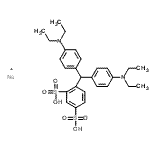 CAS#: 133978-89-9, 4-[Bis[4-(Diethylamino)Phenyl]Methyl]-1,3-Benzenedisulfonic Acid Sodium Salt (1:1)