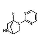 CAS 登录号：133982-56-6， (1S)-2-(2-嘧啶基)-2,5-二氮杂双环[2.2.1]庚烷