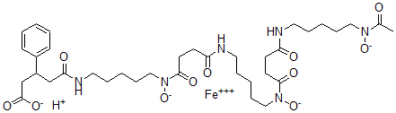 CAS#: 134001-02-8, Ferric-N-(3-phenylglutaryl)desferrioxamine B