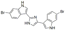 CAS#: 134029-43-9, 6-Bromo-3-[2-(6-Bromo-1H-Indol-3-Yl)-3H-Imidazol-4-Yl]-1H-Indole