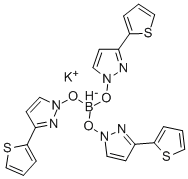 CAS#: 134030-70-9, (Hydrotris[3-(2-Thienyl)-1H-Pyrazolato]-(T-4)-Borate Potassium