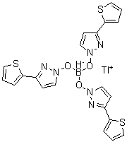 CAS 登录号：134030-71-0， 氢化{三[3-(2-噻吩基)-1H-吡唑-1-醇-kappao]}硼酸(1-)铊(1+)