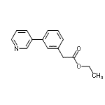 CAS#: 134163-87-4, Ethyl [3-(3-Pyridinyl)Phenyl]Acetate