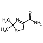 CAS#: 134258-96-1, 2,2-Dimethyl-2,5-Dihydro-1,3-Thiazole-4-Carboxamide