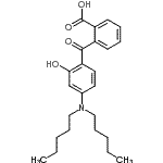CAS#: 134338-99-1, 2-[4-(Dipentylamino)-2-Hydroxybenzoyl]Benzoic Acid
