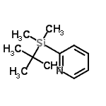CAS#: 134435-17-9, 2-[Dimethyl(2-Methyl-2-Propanyl)Silyl]Pyridine