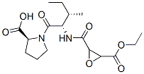 CAS 登录号：134447-97-5， (2S)-1-[(2S,3S)-2-[[(2S,3S)-3-乙氧羰基环氧乙烷-2-羰基]氨基]-3-甲基戊酰基]吡咯烷-2-羧酸