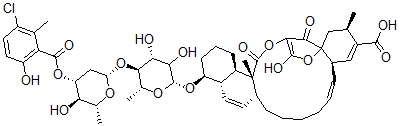 CAS 登录号：134615-17-1， 6C-O-去甲基-2alpha-羟基-氯丝菌素