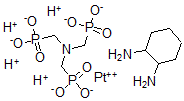 CAS#: 134669-29-7, cis-Diamminecyclohexano-aminotrismethylenephosphonato-platinum(II)