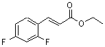 CAS 登录号：134672-68-7， (2E)-3-(2,4-二氟苯基)丙烯酸乙酯