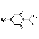 CAS 登录号：13480-20-1， 1-异丙基-4-甲基-2,6-哌嗪二酮