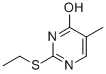 CAS 登录号：13480-95-0， 2-(乙硫基)-5-甲基-4(3H)-嘧啶酮