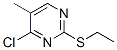 CAS#: 13480-96-1, 4-Chloro-2-Ethylsulfanyl-5-Methyl-Pyrimidine