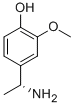 CAS 登录号：134855-95-1， 4-[(1R)-1-氨基乙基]-2-甲氧基-苯酚