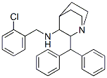 CAS#: 135007-72-6, N-[(2-Chlorophenyl)Methyl]-7-[Di(Phenyl)Methyl]-1-Azabicyclo[2.2.2]Octan-8-Amine