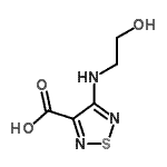 CAS#: 135086-65-6, 4-[(2-Hydroxyethyl)Amino]-1,2,5-Thiadiazole-3-Carboxylic Acid