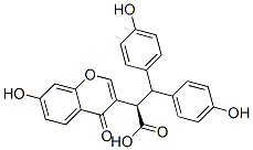 CAS 登录号：135101-74-5， 2-(7-羟基-4-氧代苯并吡喃-3-基)-3,3-二(4-羟基苯基)丙酸