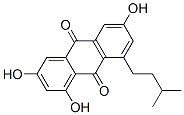 CAS 登录号：135161-98-7， 1,3,6-三羟基-8-(3-甲基丁基)蒽-9,10-二酮