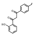 CAS 登录号：135276-47-0， 1-(4-氟苯基)-3-(2-羟基苯基)-1,3-丙烷二酮