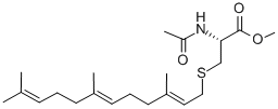 CAS#: 135304-08-4, N-Acetyl-S-[(2E,6E)-3,7,11-Trimethyl-2,6,10-Dodecatrien-1-Yl]-L-Cysteine Methyl Ester
