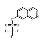 CAS 登录号：135361-30-7， 7-异喹啉基三氟甲烷磺酸酯