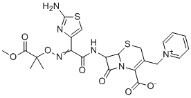 CAS 登录号：1354396-23-8， 头孢他啶杂质 H