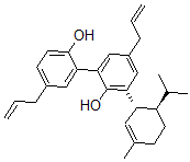 CAS#: 135566-92-6, 2-(2-Hydroxy-5-Prop-2-Enylphenyl)-6-[(1R,6R)-3-Methyl-6-Propan-2-Yl-1-Cyclohex-2-Enyl]-4-Prop-2-Enylphenol