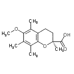 CAS 登录号:135806-59-6, (2S)-6-甲氧基-2,5,7,8-四甲基-2-色满羧酸