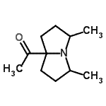 CAS#: 135938-13-5, 1-(3,5-Dimethyltetrahydro-1H-Pyrrolizin-7A(5H)-Yl)Ethanone