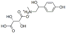 CAS 登录号：136-38-9， (2R,3R)-2,3-二羟基丁二酸;4-(1-羟基-2-甲基氨基乙基)苯酚