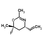 CAS#: 136271-65-3, (4S,6S)-6-Fluoro-2,6-Dimethyl-4-Vinyl-5,6-Dihydro-4H-1,3-Oxazine