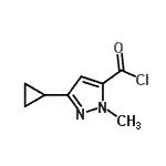 CAS#: 136283-92-6, 3-Cyclopropyl-1-Methyl-1H-Pyrazole-5-Carbonyl Chloride