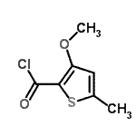 CAS#: 136344-15-5, 3-Methoxy-5-Methyl-2-Thiophenecarbonyl Chloride