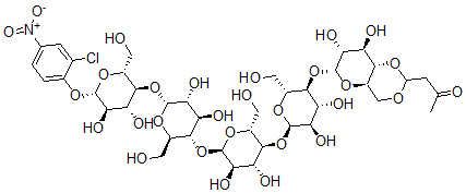 CAS#: 136345-76-1, 3-Ketobutylidene 2-chloro-4-nitrophenylmaltopentaoside