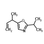 CAS#: 136386-23-7, 5-(3-Buten-2-Yl)-2-Isopropyl-1,3-Oxazole