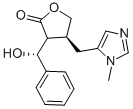 CAS#: 13640-28-3, Dihydro-3-[(R)-Hydroxyphenylmethyl]-4-[(1-Methyl-1H-Imidazol-5-Yl)Methyl]-,(3R,4R)-2(3H)-Furanone