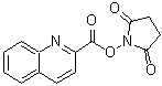 CAS 登录号：136465-99-1， 1-[(2-喹啉基羰基)氧基]-2,5-吡咯烷二酮