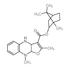 CAS#: 136471-32-4, (1,7,7-Trimethyl-6-Bicyclo[2.2.1]Heptanyl) 2,9-Dimethyl-4,9a-Dihydro-3aH-Furo[4,5-b]Quinoxaline-3-Carboxylate