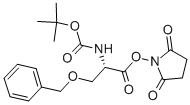 CAS 登录号：13650-73-2， N-[(1,1-二甲基乙氧基)羰基]-O-(苯基甲基)-L-丝氨酸 2,5-二氧代-1-吡咯烷基酯