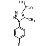 CAS#: 136689-94-6, 1-(4-Fluorophenyl)-5-Methyl-1H-1,2,3-Triazole-4-Carboxylic Acid