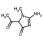 CAS#: 136700-71-5, 5-Acetyl-2-Amino-1-Methyl-1,5-Dihydro-4H-Imidazol-4-One