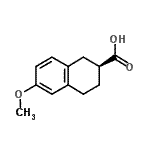 CAS 登录号：136759-41-6， (2S)-6-甲氧基-1,2,3,4-四氢-2-萘甲酸