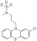 CAS#: 136765-28-1, 3-(2-Chloro-10H-Phenothiazin-10-Yl)-N-Methyl-N-(<Sup>2</Sup>H<Sub>3</Sub>)Methyl-1-Propanamine
