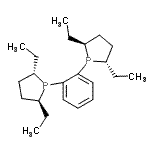 CAS 登录号:136779-28-7, (2S,5S,2'S,5'S)-1,1'-(1,2-亚苯基)二(2,5-二乙基磷杂环戊烷)