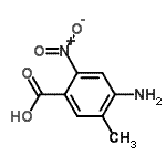CAS#: 136833-45-9, 4-Amino-5-Methyl-2-Nitrobenzoic Acid